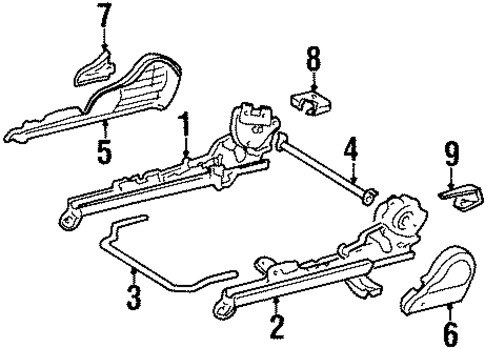 Tracks & Components for 2000 Chevrolet Prizm #0