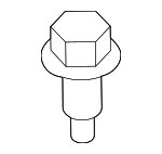 9010906375 - Body: Upper Grille Screw for Toyota Image