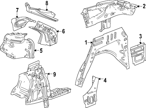 Inner Structure for 2025 Chevrolet Trax #0