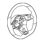 484305RL0A - Steering: Steering Wheel for Nissan Image