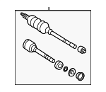 4341007071 - : Axle Assembly for Toyota: Avalon Image