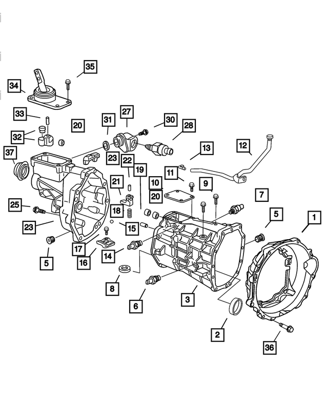 4626591 - Manual Transmission 6 Speed: Oil Fill Plug for Mopar Image