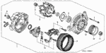 31101PNA004 - Engine: Rotor Assembly for Acura: RSX Image
