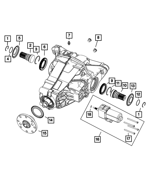 68546920AA - Differential and Drive Line: Drive Pinion Seal for Mopar Image