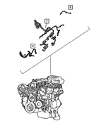 56050276AB - : Alternator And Battery Wiring for Mopar Image