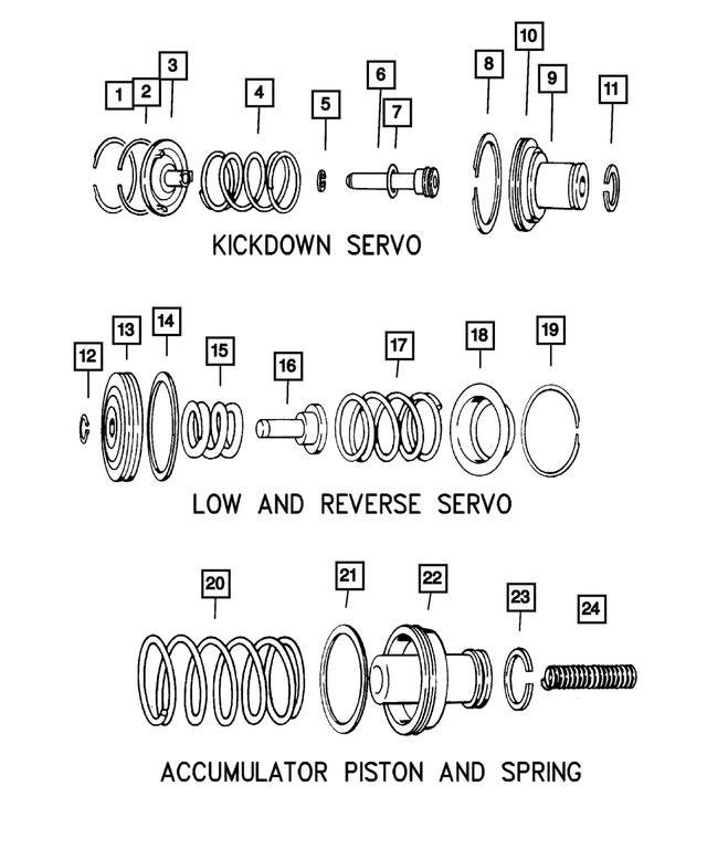 6031392 - Automatic Transmission 4 Speed: Brake Master Cylinder Snap Ring for Mopar Image