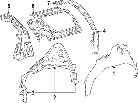 Inner Structure for 2025 Toyota 4Runner #0