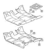 5GT51WL8AG - Interior Trim: Floor Carpet for Dodge: Ram 1500, Ram 2500, Ram 3500 Image