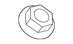 4823286Z21 - Body: Wiper Arm Nut for Suzuki Image