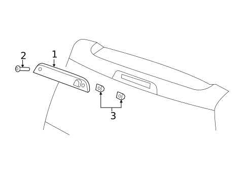 High Mount Lamps for 2015 Jeep Compass #0