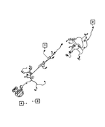 68049522AC - Electrical: Front Door Wiring, Right for Dodge: Ram 1500, Ram 2500, Ram 3500 | Ram: 1500, 2500, 3500 Image