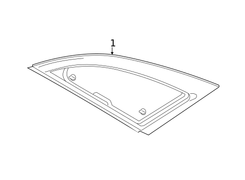Glass & Hardware for 2013 Lincoln MKZ #0