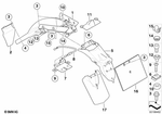 33537696875 - : Mudguard, Spring Strut for BMW-Motorrad Image