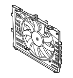 95810606140 - Cooling System: Fan Assembly for Porsche: Cayenne Image