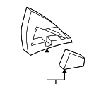 22730251 - : Mirror Assembly Gasket for Chevrolet: Malibu Image