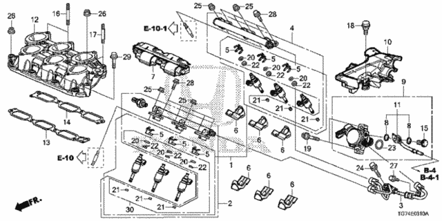 Fuel Injector for 2019 Honda Pilot #0