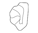 9135910 - Body: Support Rod Retainer for Saturn: L100, L200, L300, LS, LS1, LS2, LW1, LW2, LW200, LW300 Image