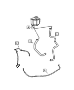 4782951AF - : Power Steering Pressure Hose for Chrysler: 300 | Dodge: Charger, Magnum Image