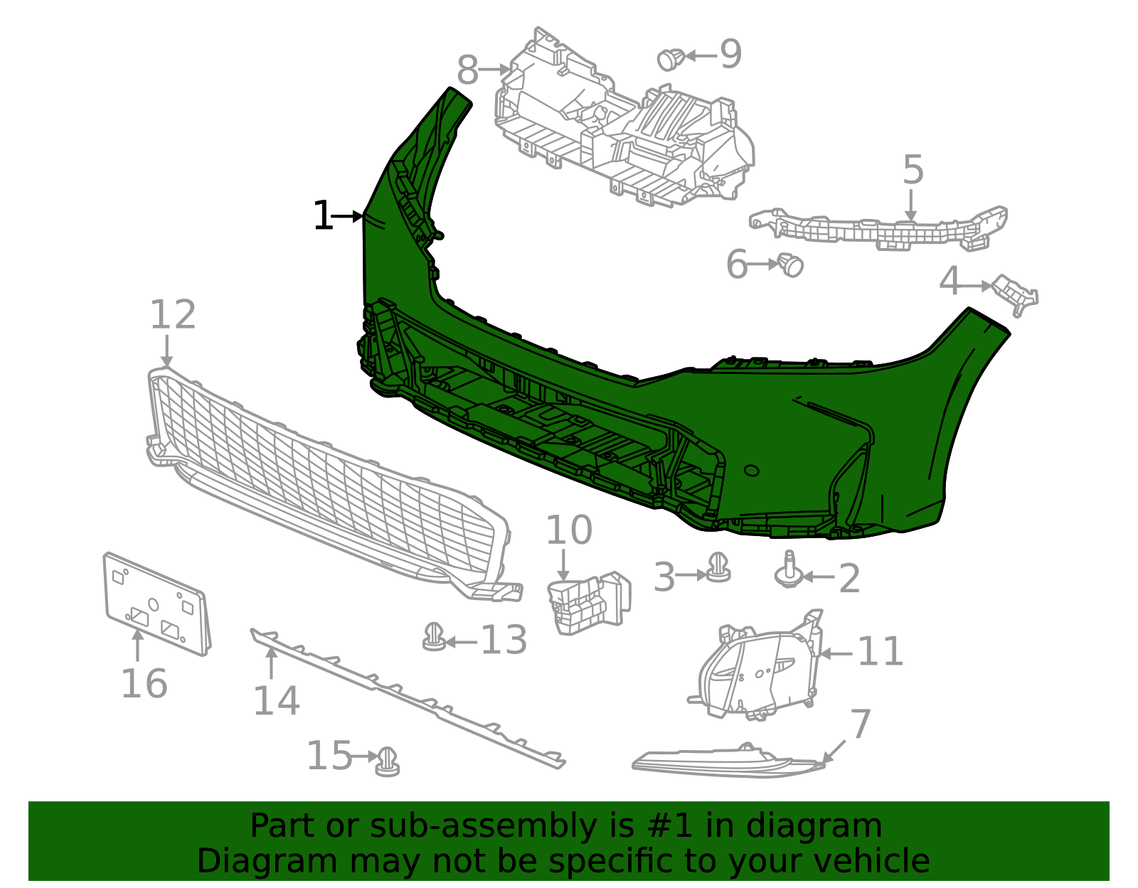 04711-T56-A50ZZ - Bumper Cover | All Discount Parts Store