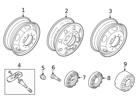 Wheels for 2012 Ford F-350 Super Duty #1