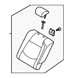 893001M690AFU - Body: Seat Back Assembly for Kia: Forte Koup Image