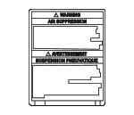 4896950060 - Body: Warning Label for Lexus: LS500, LS500h Image