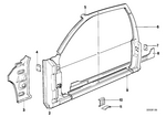 41211839221 - Bodywork: Column Center Left for BMW Image