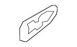 72189T20A01 - Body: Handle, Outside Gasket for Honda Image