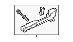 72142T20A81 - Body: Handle Base for Honda Image