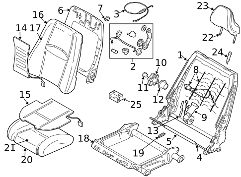 Power Seats for 2003 Volvo XC90 #2