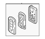 8637B153 - : Keyless Entry Transmitter for Mitsubishi: Mirage Image