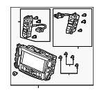 39051SEP306ZA - Body: Display Unit for Acura: TL Image