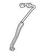 8W0816738Q - HVAC: Hose &amp; Tube Assembly for Audi: A4, A4 allroad, A4 Quattro, S4 Image