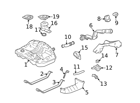 Hardware, Fasteners & Fittings for 1997 Honda CR-V #0