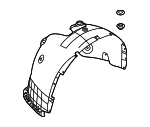 86811S8CA0 - Body: Fender Splash Shield for Hyundai Image