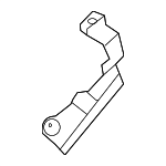 51437384560 - Body: Headliner Bracket for BMW: 530e, 530e xDrive, 530i, 530i xDrive, 540d xDrive, 540i, 540i xDrive, M5, M550i xDrive Image