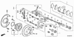 1473SV4010 - Chassis: CALIPER SET, RR. for Acura Image