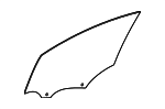 2967200300 - Body: Door Glass for Mercedes-Benz Image
