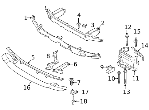 Bumper & Components - Front for 2023 BMW M8 Gran Coupe #0
