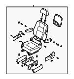 2K52Y57300EBT4 - : Seat Assembly for Kia: Sedona Image