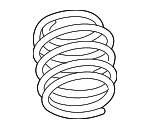 15257490 - Suspension: Coil Spring for Chevrolet: Malibu | Pontiac: G6 | Saturn: Aura Image