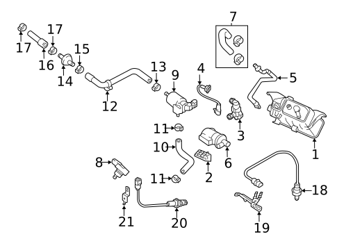 Evaporative System for 2019 Kia K900 #0