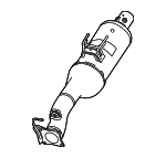 68371834AA - : 2017-2018 Mopar Catalytic Converter for Ram: 2500, 3500 Image