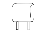 HLH102330LPW - Body: Headrest, Center for Land-Rover Image