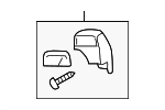 EWM000020HPQ - : 2003 2004 Land Rover Discovery - Escutcheon for Land Rover: Discovery Image