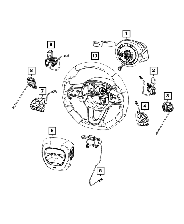 5RQ10DX9AC - Electrical: Radio Control Switch for Mopar Image