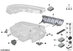 63115A417B2 - Lighting: Repair Kit Headlight Lower for BMW Image