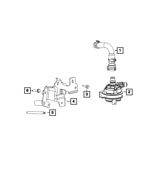 68621312AA - : Auxiliary Coolant Pump for Mopar Image