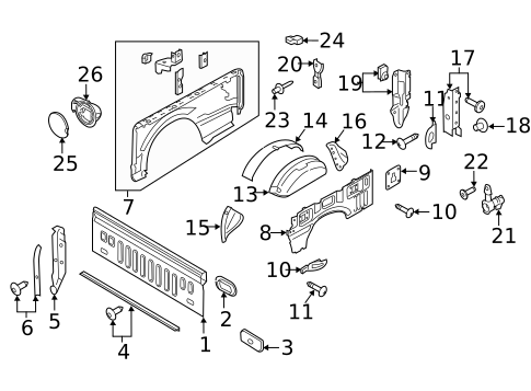Front & Side Panels for 2022 Ford F-150 #1