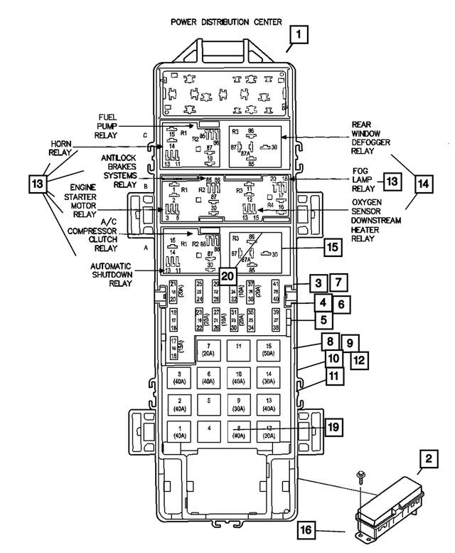 4692289AH - : Totally Integrated Power Module, Remanufactured for Mopar Image